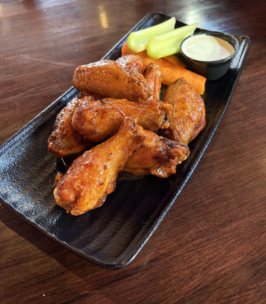 Smoked wings The Station Kitchen and Bar Loretto MN